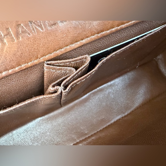 Chanel Chocolate Bar Beaded Chain Flap Bag - Picture 10 of 14